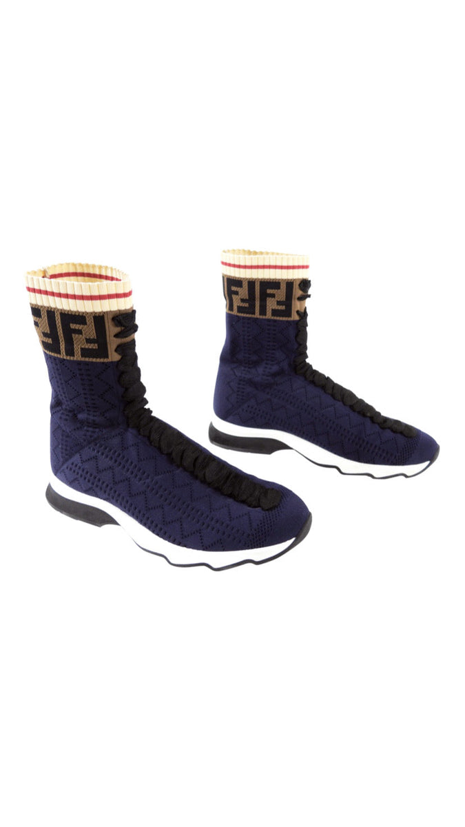Fendi premium shoes detail and craftsmanship close-up