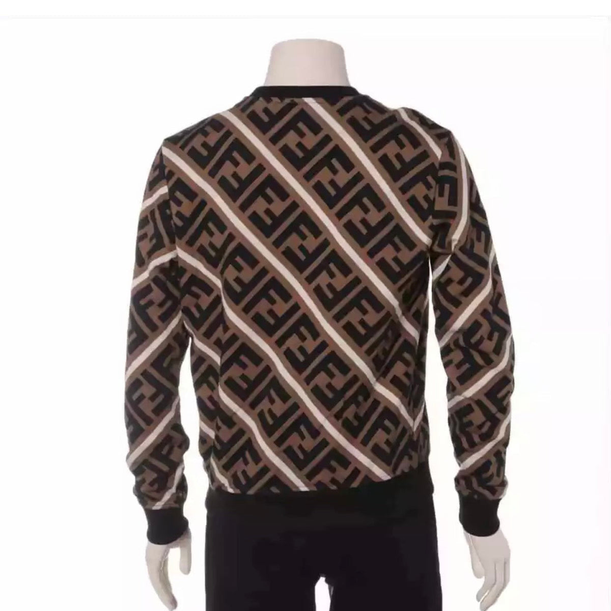 Fendi Hoodies? FENDI Zucca 19 Years Cotton Men's Sweatshirt Premium Designer Casual Hoodie