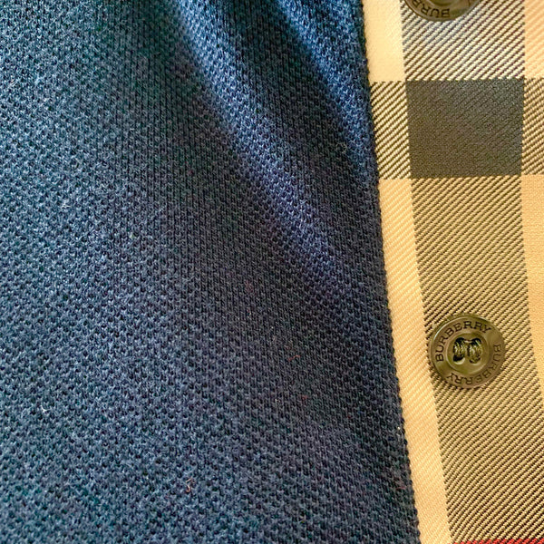 Burberry polo shirt side profile designer luxury fashion