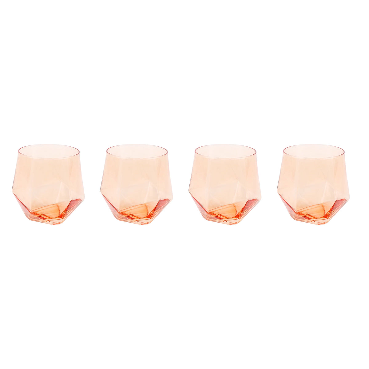 Just Feed Me by 4-Piece 15-Ounce Stemless Wine Glass Set