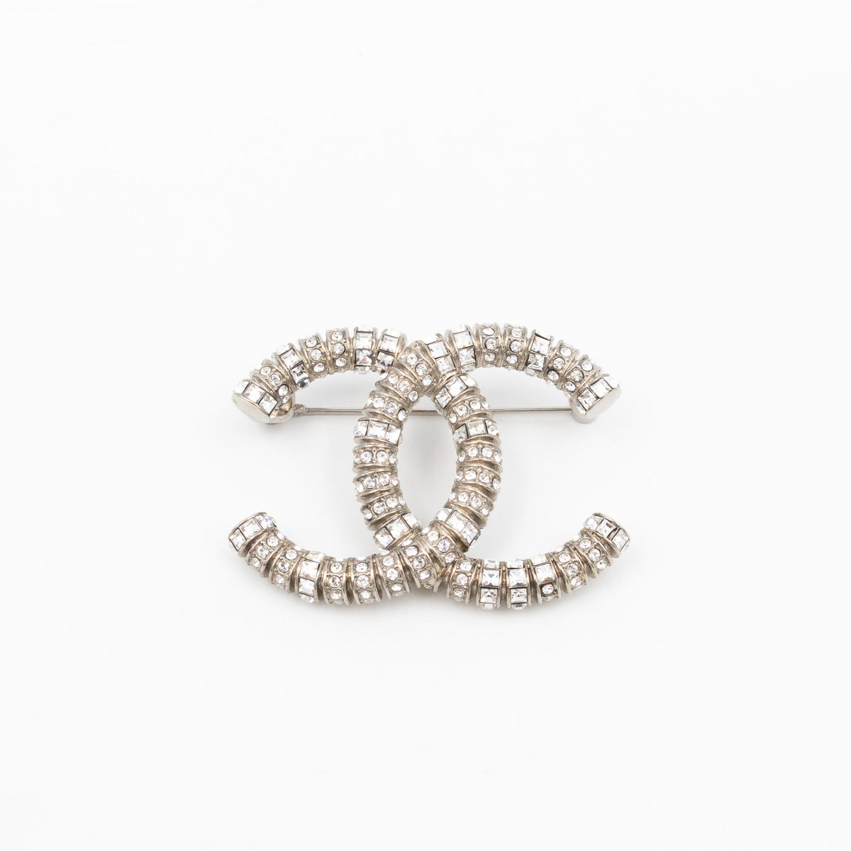 Chanel Jewellery? Chanel Crystal Silver-tone Brooch Elegant Everyday Fine Jewellery