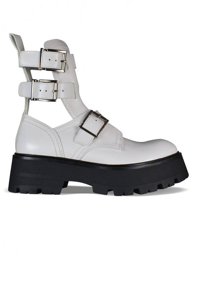 Alexander McQueen Shoes? Alexander Mcqueen Women Rave Buckle Boots Premium Designer Casual Shoes