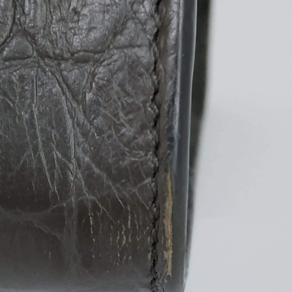 Classic premium bags detail and craftsmanship close-up