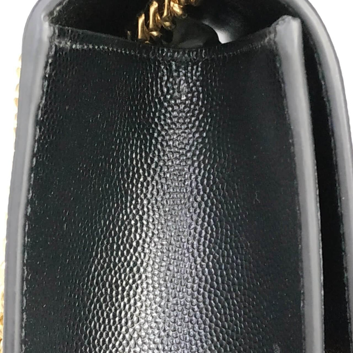 Monogram premium bags detail and craftsmanship close-up