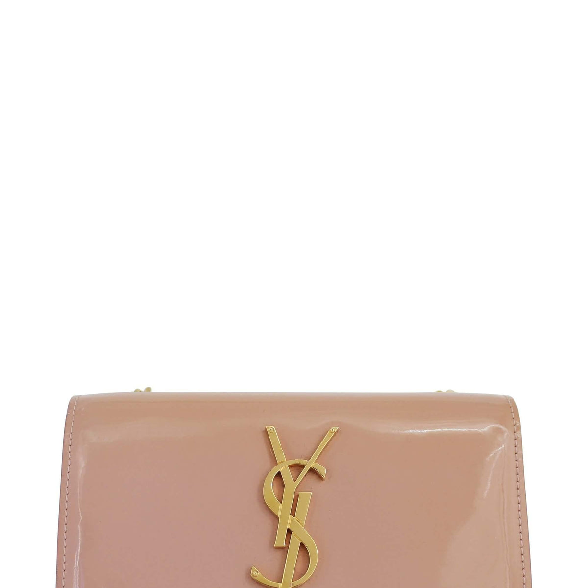 Patent bags luxury designer piece front view