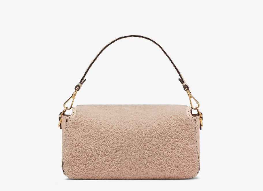 Fendi Bags? Fendi Baguette Pink sheepskin bag Premium Designer Shoulder Bag