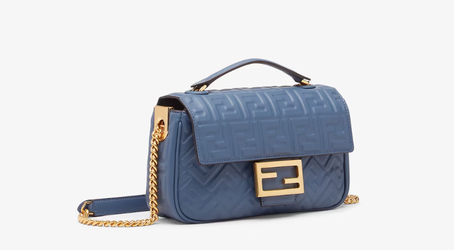 Fendi Bags? Fendi Baguette Chain Midi Nappa leather Bag Premium Designer Shoulder Bag