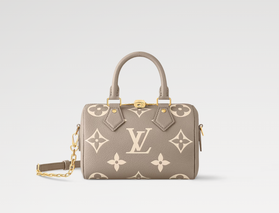 Louis Vuitton Speedy Bandouliere 20 Tourterelle / Crème