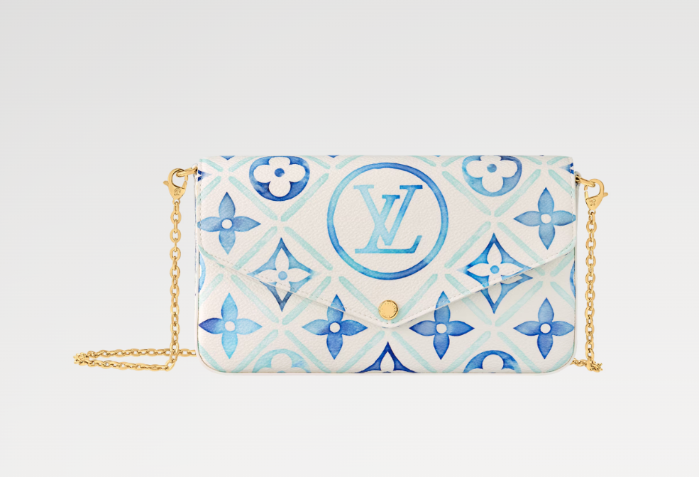 Louis Vuitton Félicie Pochette Lagoon Blue