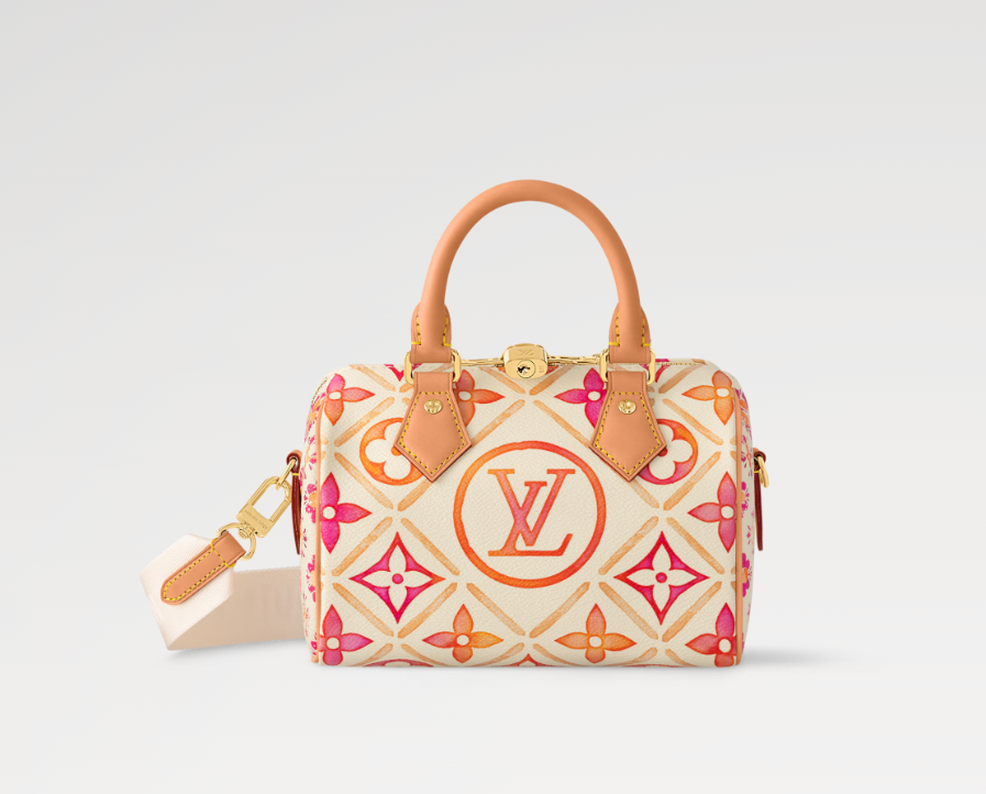 Louis Vuitton Speedy Bandoulière 20 Other Monogram Coral