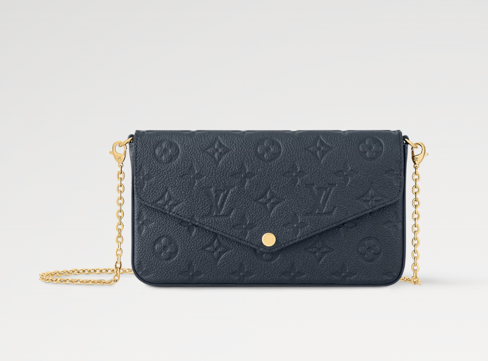 Louis Vuitton Pochette Félicie Monogram Empreinte  Navy