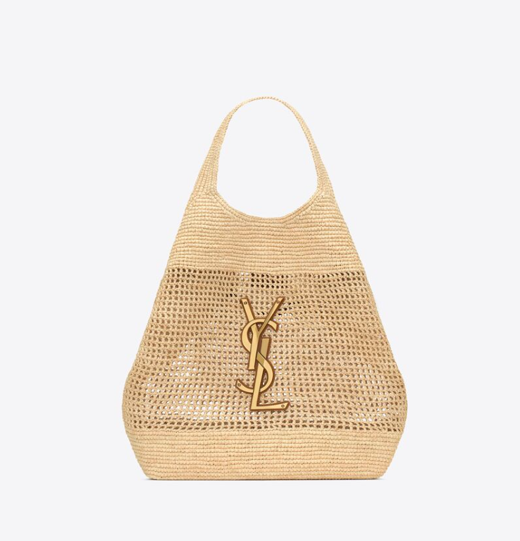 Saint Laurent Bags? Saint Laurent () Icare in Raffia Elegant Everyday Designer Handbag