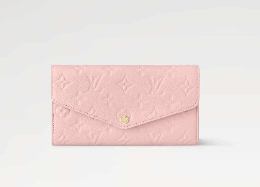 Louis Vuitton SARAH WALLET Pink