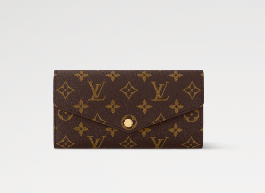 Louis Vuitton SARAH WALLET Monogram Olympe Blue
