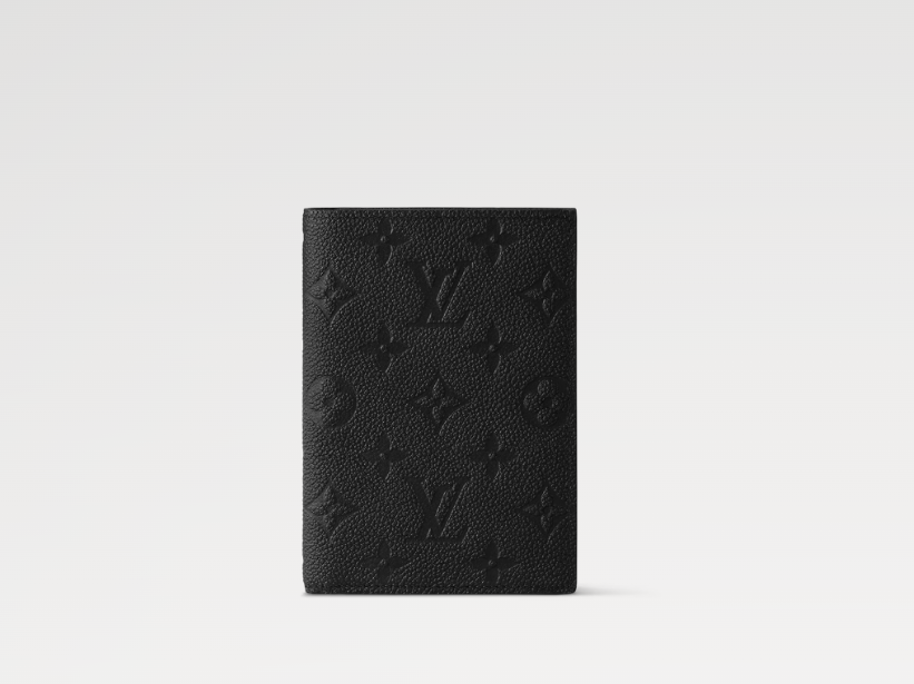 Louis Vuitton PASSPORT COVER Monogram Black