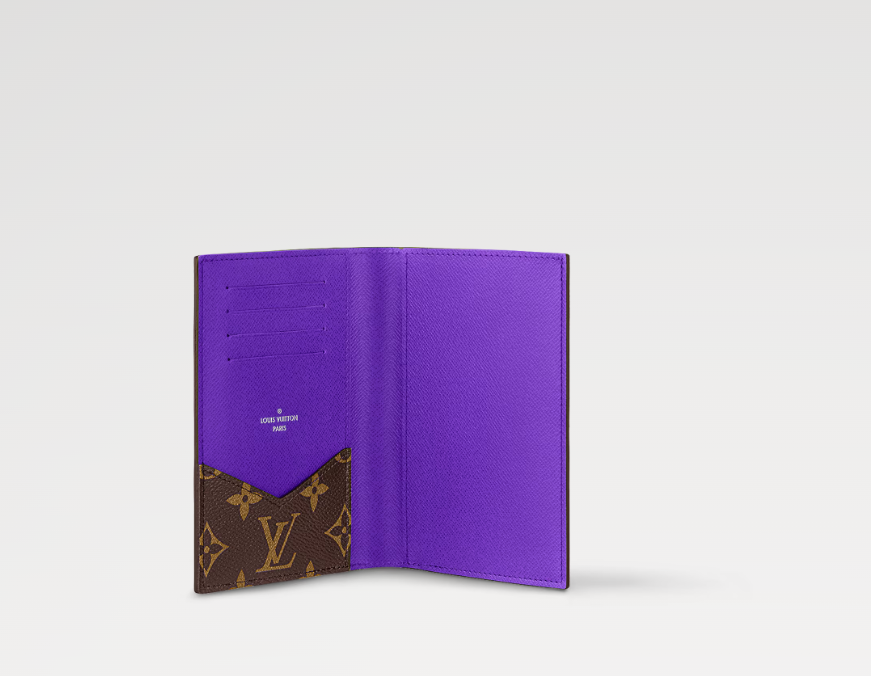 Louis Vuitton PASSPORT COVER Monogram Macassar Coated Canvas