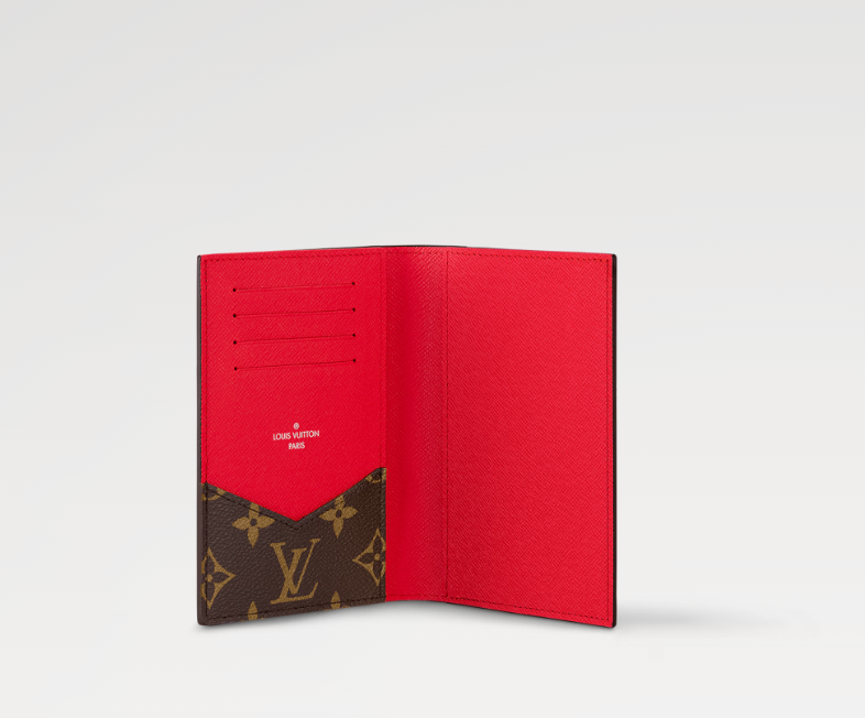 Louis Vuitton PASSPORT COVER Monogram Macassar Coated Canvas