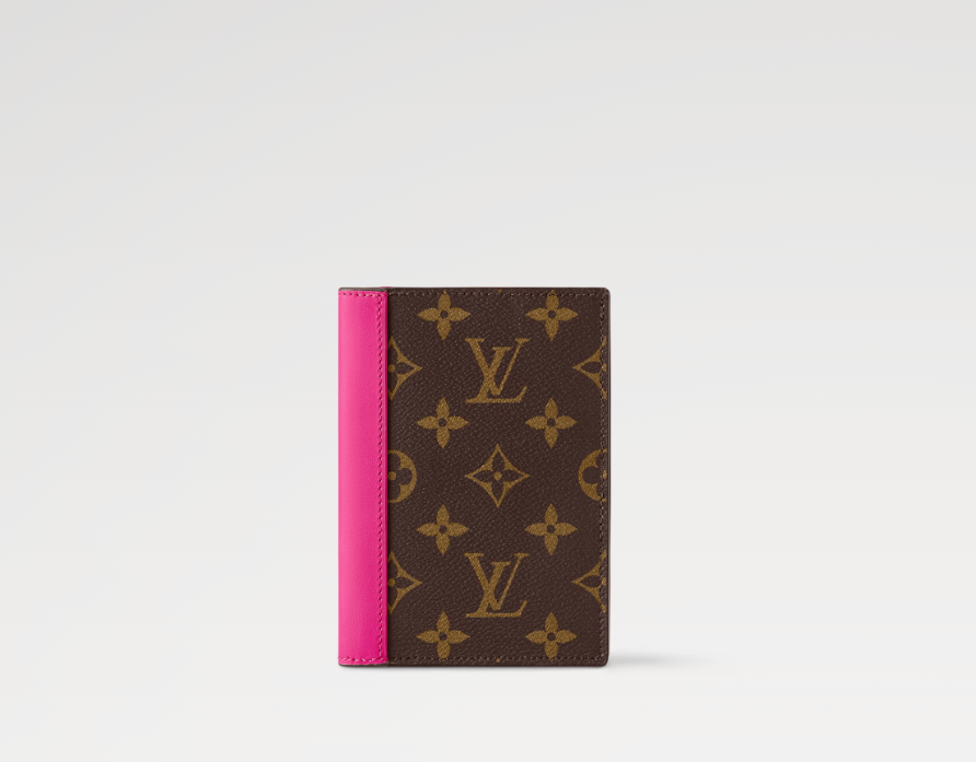 Louis Vuitton PASSPORT COVER Monogram Macassar Coated Canvas
