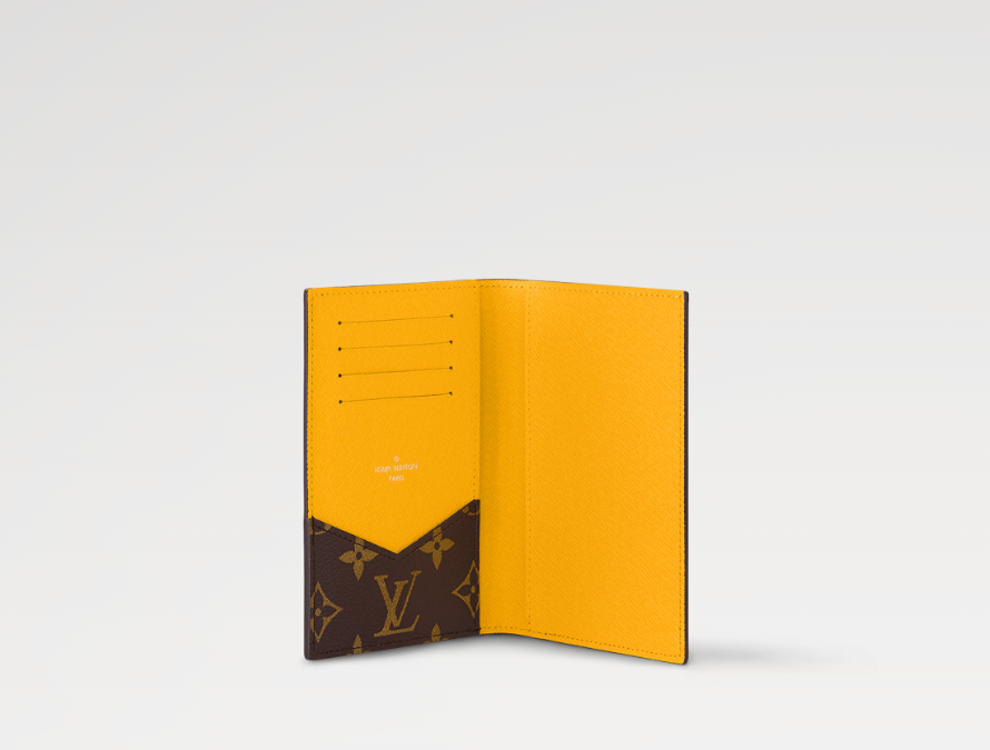 Louis Vuitton PASSPORT COVER Monogram Macassar Coated Canvas