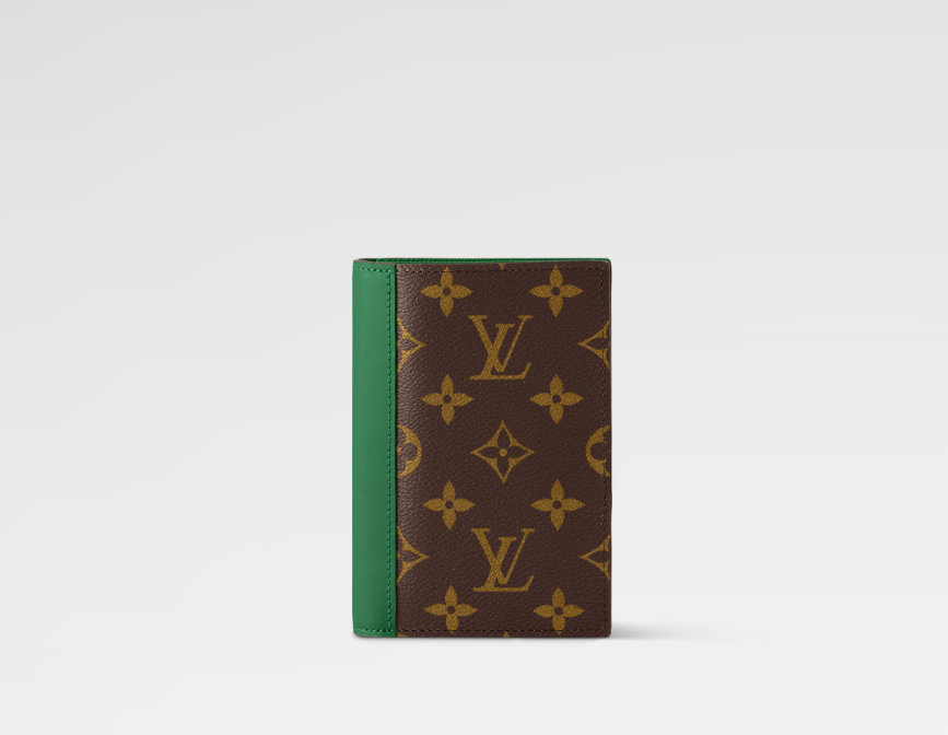 Louis Vuitton PASSPORT COVER Monogram Macassar Coated Canvas