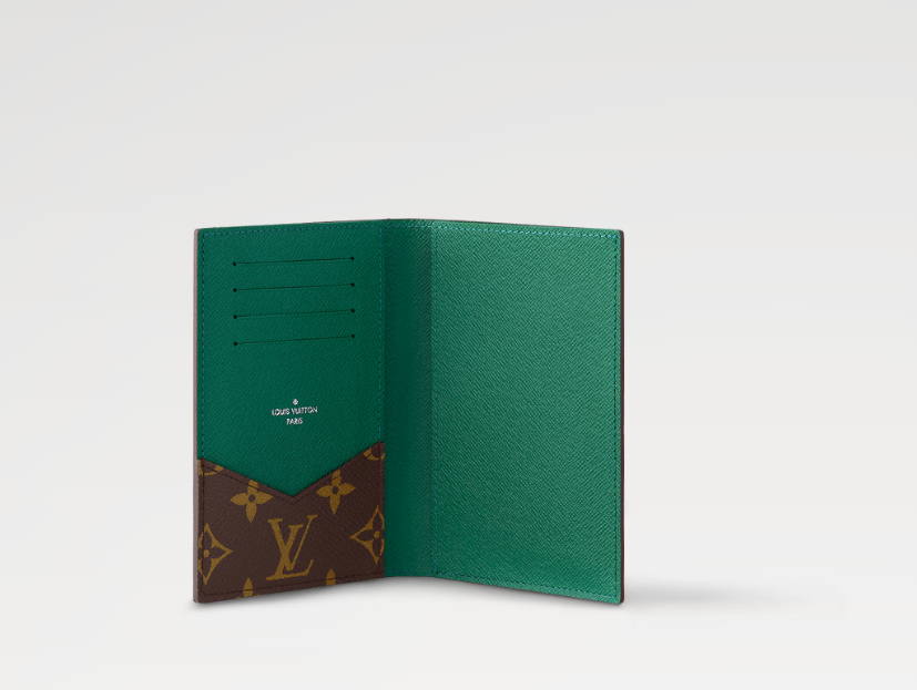Louis Vuitton PASSPORT COVER Monogram Macassar Coated Canvas