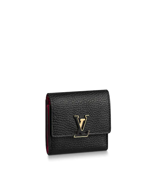 Louis Vuitton Wallets? Louis Vuitton Capucines Compact Wallet Noir Compact Luxury Card Wallet
