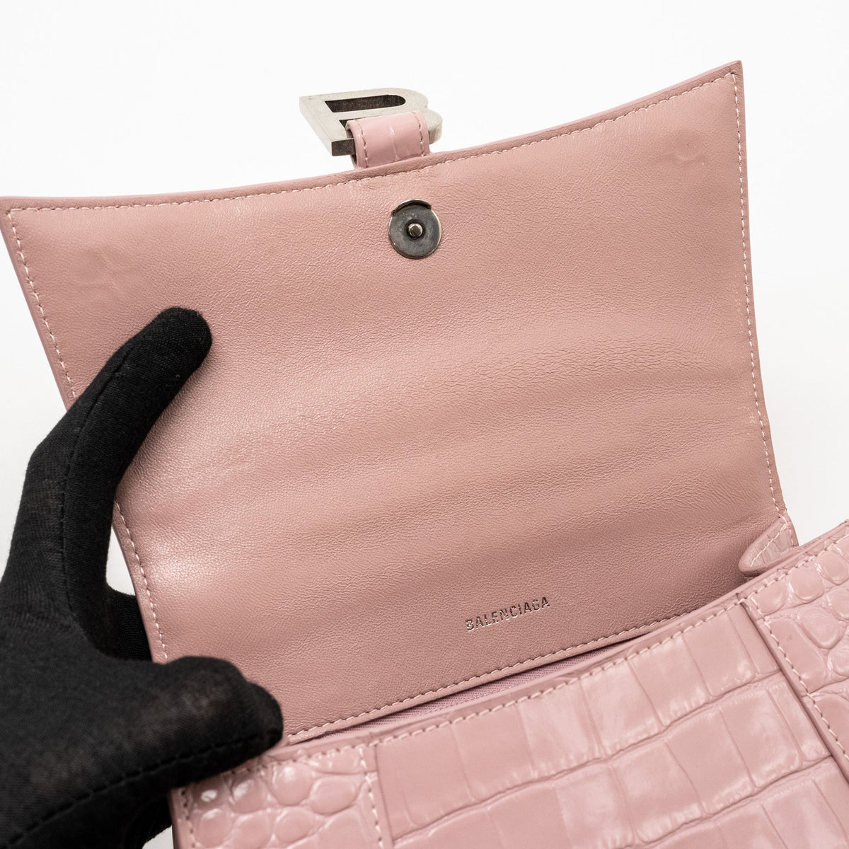 Authentic Balenciaga handbag Pink luxury fashion accessory