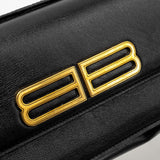 Balenciaga designer handbag calf closeup detail