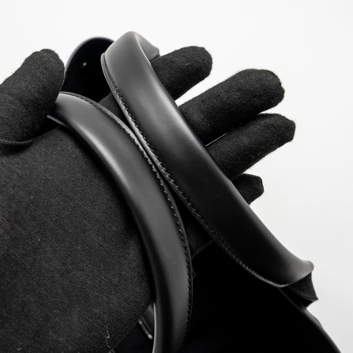 Balenciaga designer handbag canvas closeup detail