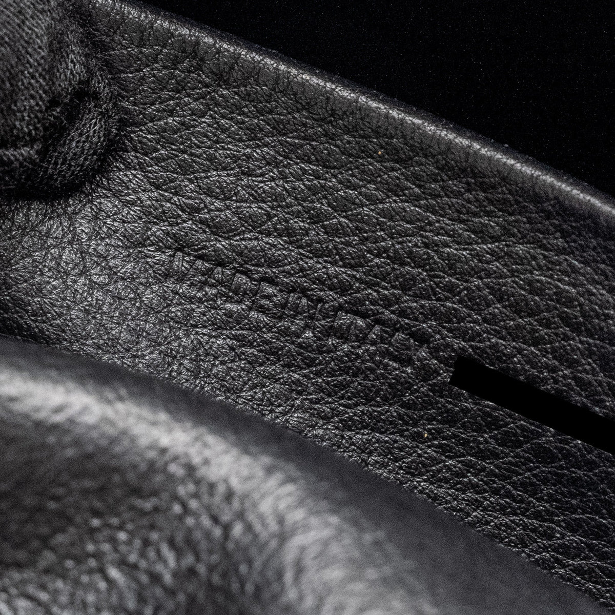 Side view of Balenciaga handbag Black premium designer bag