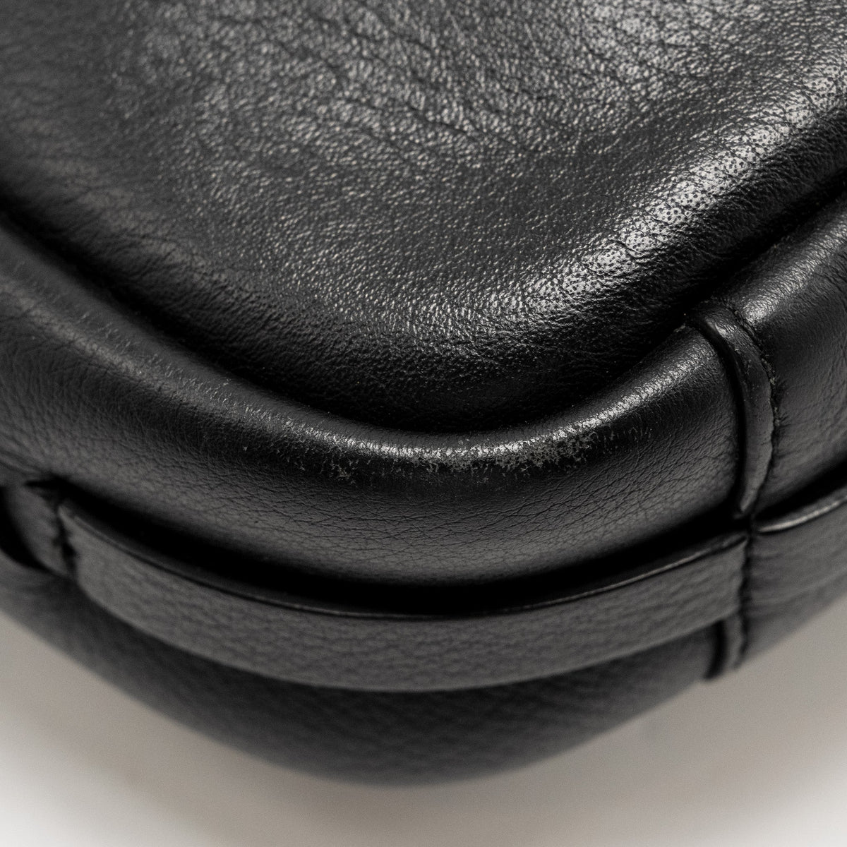 Balenciaga authentic luxury handbag Black calf craftsmanship