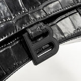 Balenciaga designer handbag calf closeup detail