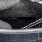 Balenciaga designer handbag calf closeup detail