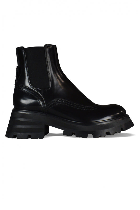 Alexander McQueen Shoes- Alexander Mcqueen Women Wander Chelsea Boots Premium Designer Casual Shoes