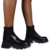 Alexander McQueen premium boots & booties detail and craftsmanship close-up
