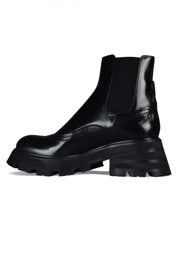 Alexander McQueen Shoes- Alexander Mcqueen Women Wander Chelsea Boots Premium Designer Casual Shoes