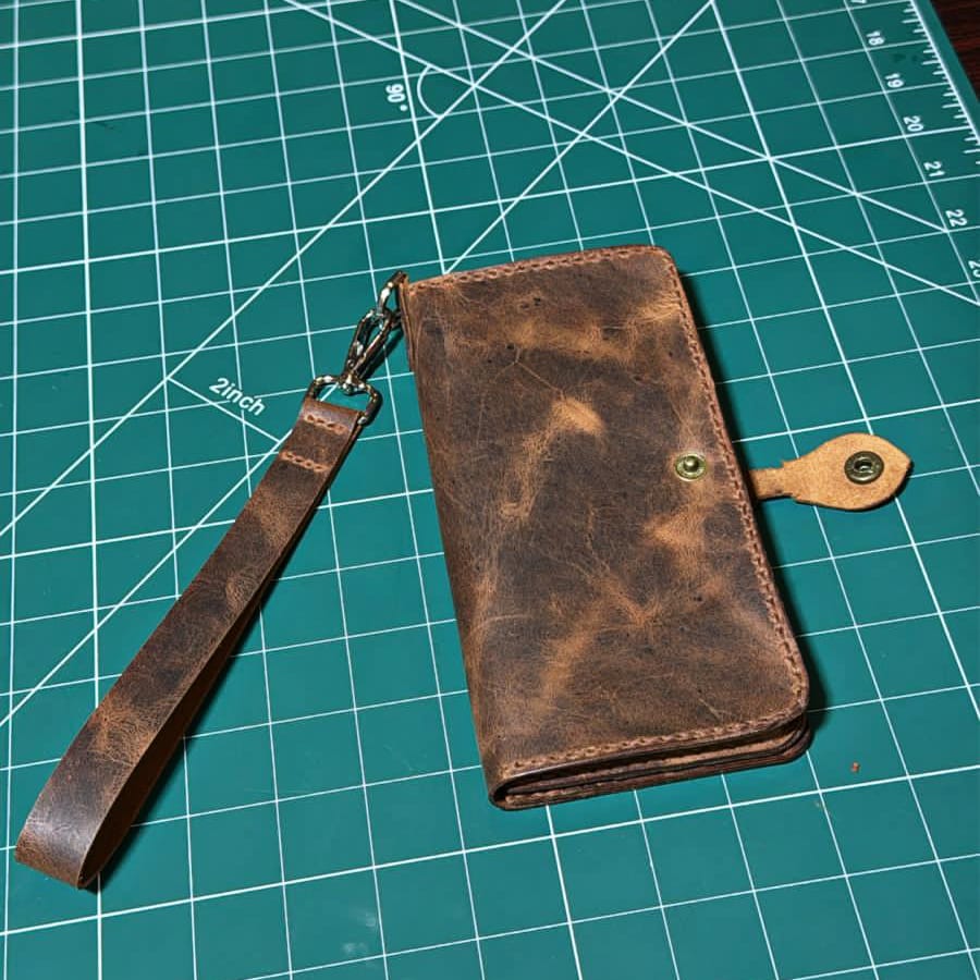 Shelly Mason Leather Wallet – luxury designer bag at Velouxe