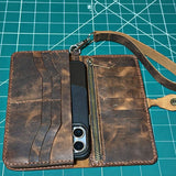 Front view of Shelly Mason Leather Wallet premium bag