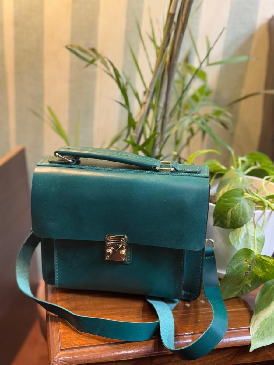 Shelly Mason Leather Handbag – luxury designer bag at Velouxe