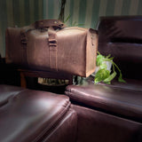 Front view of Shelly Mason Men's Leather Bag premium bag