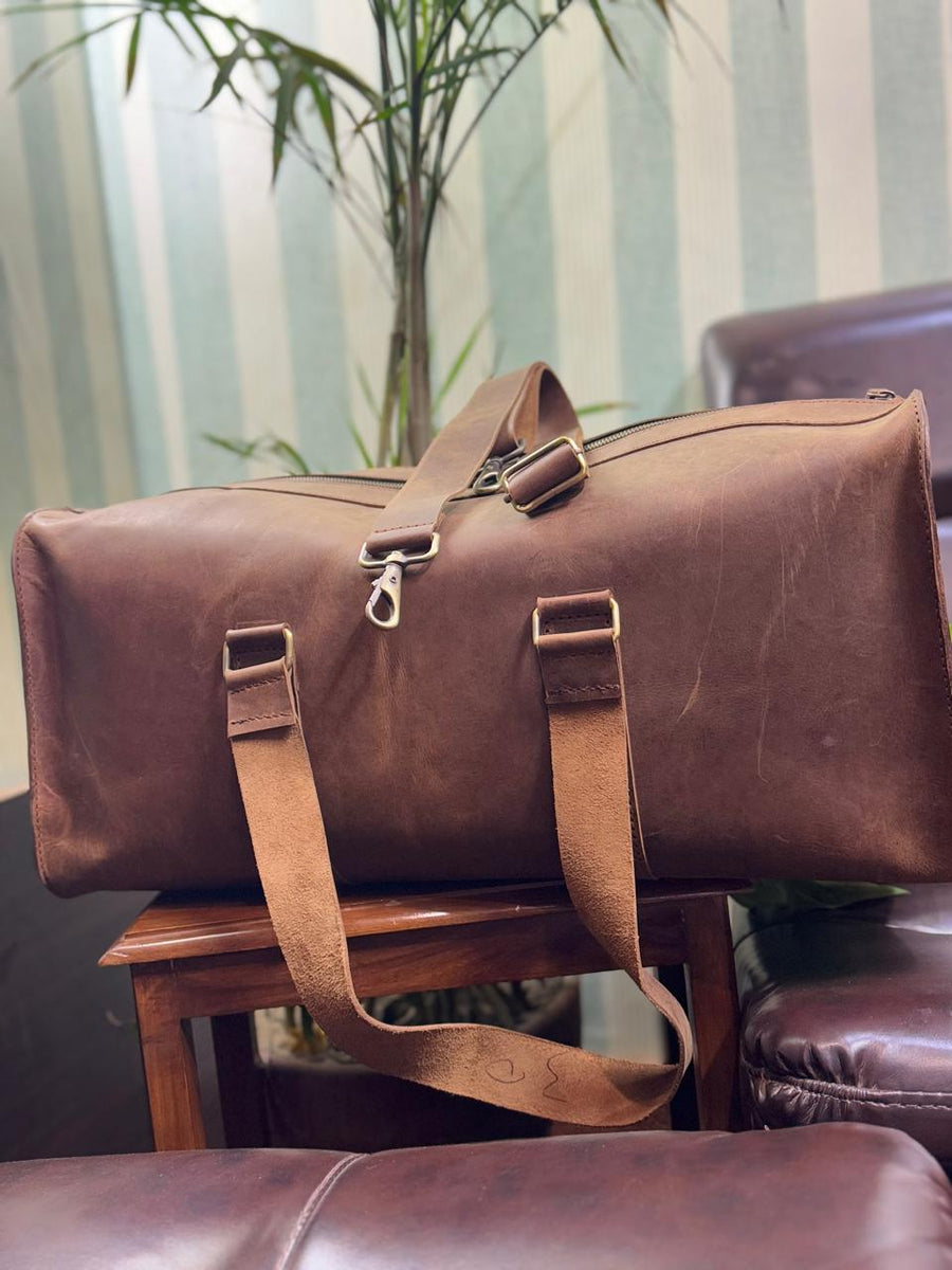 Shelly Mason Men's Leather Bag – luxury designer bag at Velouxe