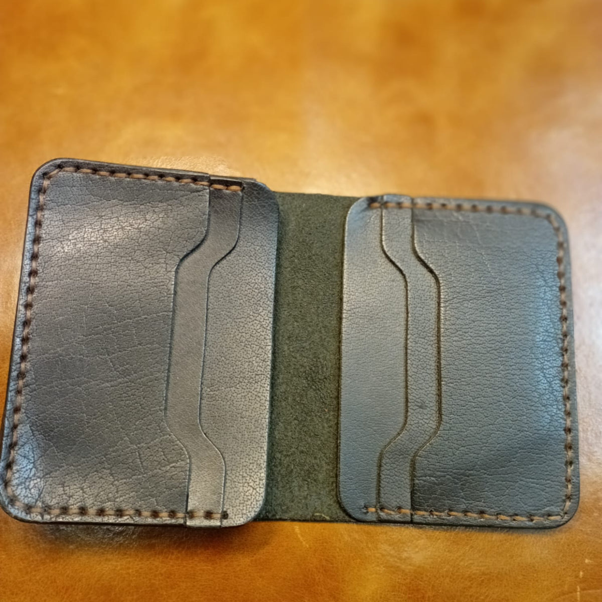 Shelly Mason Card Holder detail shot – authentic designer craftsmanship