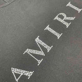 Close-up of Amiri hoodie craftsmanship