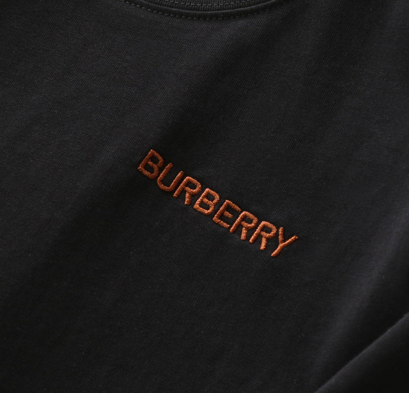 Burberry luxury t-shirt detail shot
