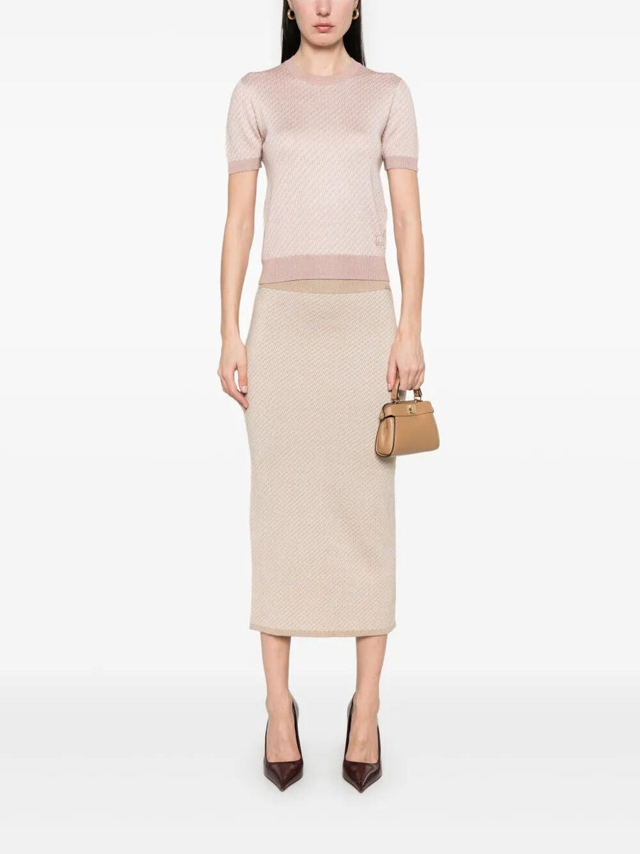 Fendi premium skirts detail and craftsmanship close-up
