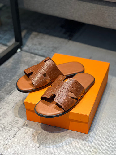 Hermes shoes Style 021 - texture and material detail