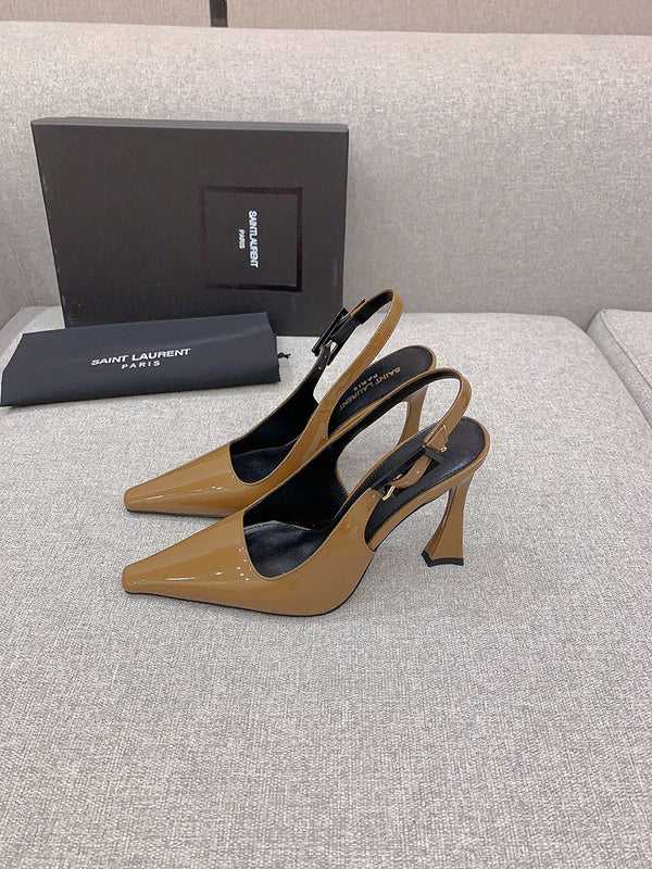 Saint Laurent luxury shoes detail shot