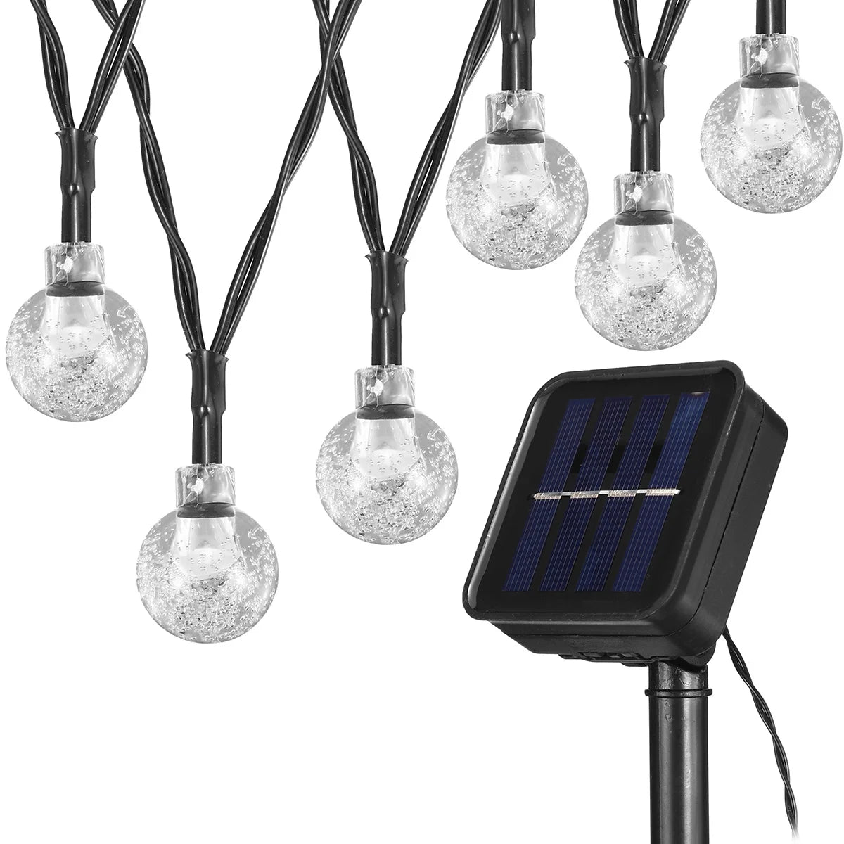 21Ft 30 LED Solar Fairy String Lights
