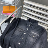 Close-up of Balenciaga designer clothing craftsmanship