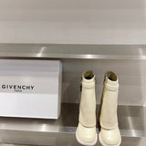 Givenchy Burgundy Classic Ballet Flats - Full Silhouette View